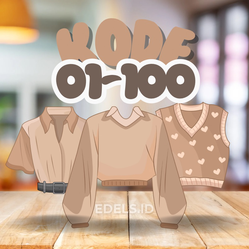 SETELAN ANAK RIJEK  1 - 100