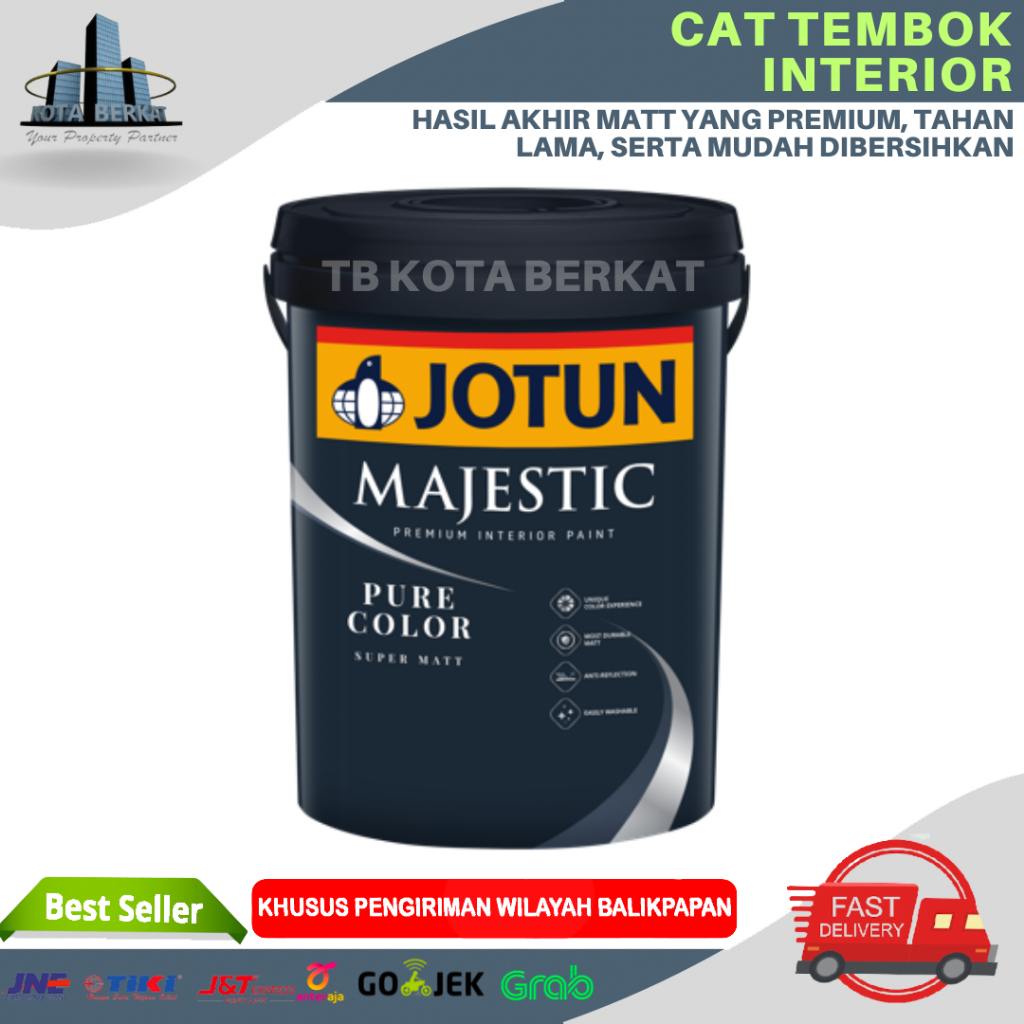 CAT TEMBOK INTERIOR / MAJESTIC PURE COLOR JOTUN 2.5L ( GALON )