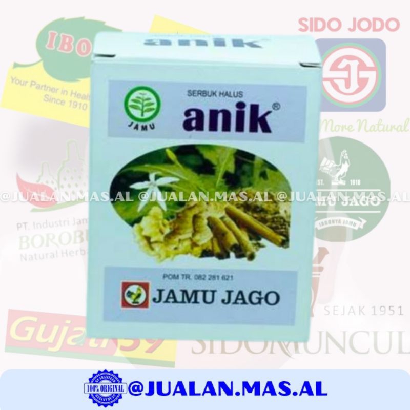 JAGO - JAMU ANIK & KAPSUL ANIK (ISI 10 SACHET)