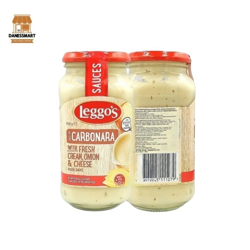 

Leggos Carbonara Pasta Sauce Cheese 490gr Bumbu carbonara
