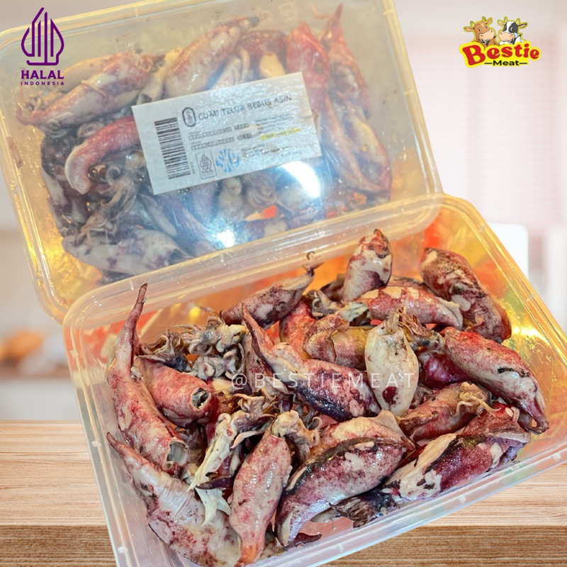 

Cumi Asin Telur 200gr