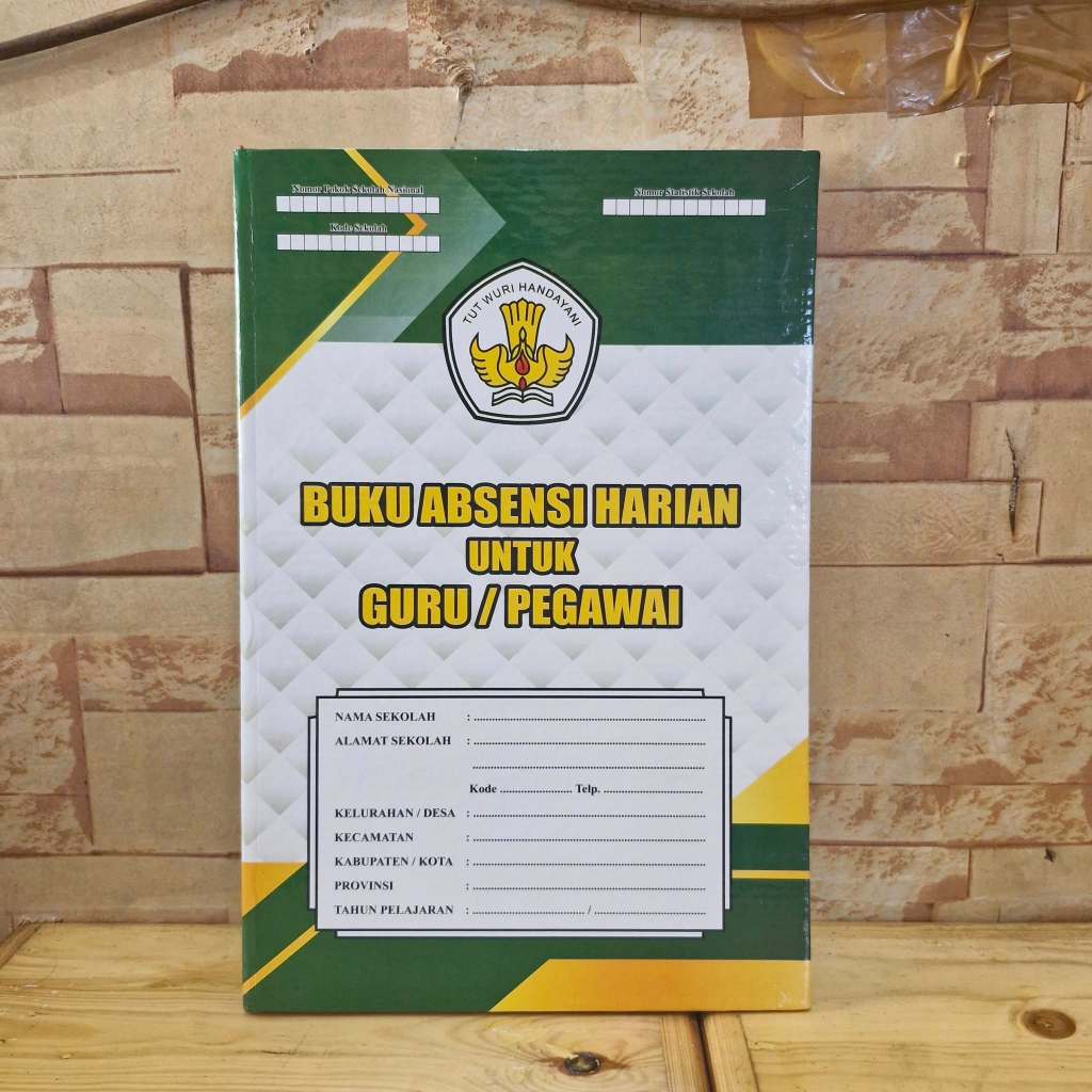 

BUKU ABSEN HARIAN UNTUK GURU / PEGAWAI