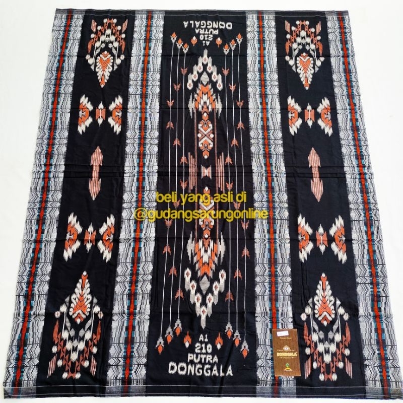 SARUNG DONGGALA MOTIF MEWAH SONGKET SGE SKT SGJ DOBBY GRANDMASTER HITAM PUTIH MERAH KUNING HIJAU