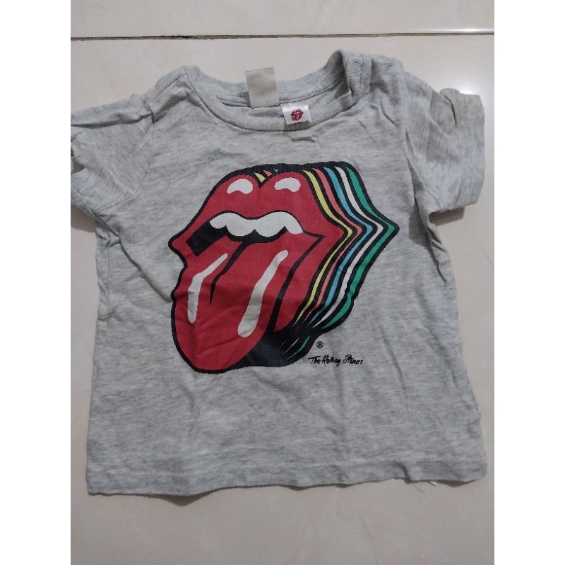 preloved kaos anak h&m rolling stone