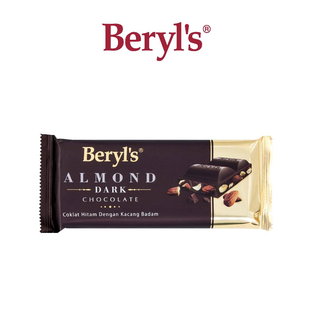 

Cokelat Beryl's [READYSTOCK EXP 10/25] INSTAN SAMEDAY JABODETABEK | Beryl's Almond Dark Chocolate Bar (90g) | Cokelat Batangan Beryls, Cokelat Malaysia Halal, Signature Oleh-Oleh Jastip Malaysia