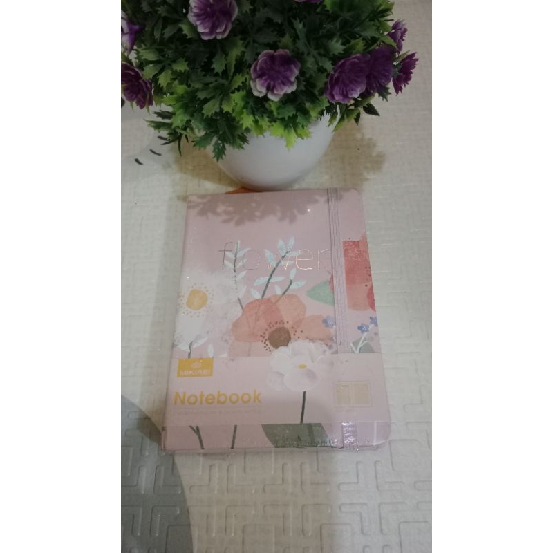 

Mikirei Flower Series Hardcover Notebook A6-Pink