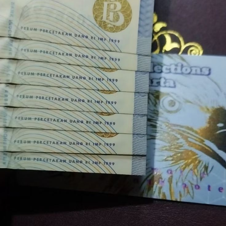 Uang kuno 50000 rupiah supratman 1999/1999