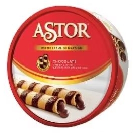 

ASTOR Wafer Stick Cokelat Kaleng, 156 gram