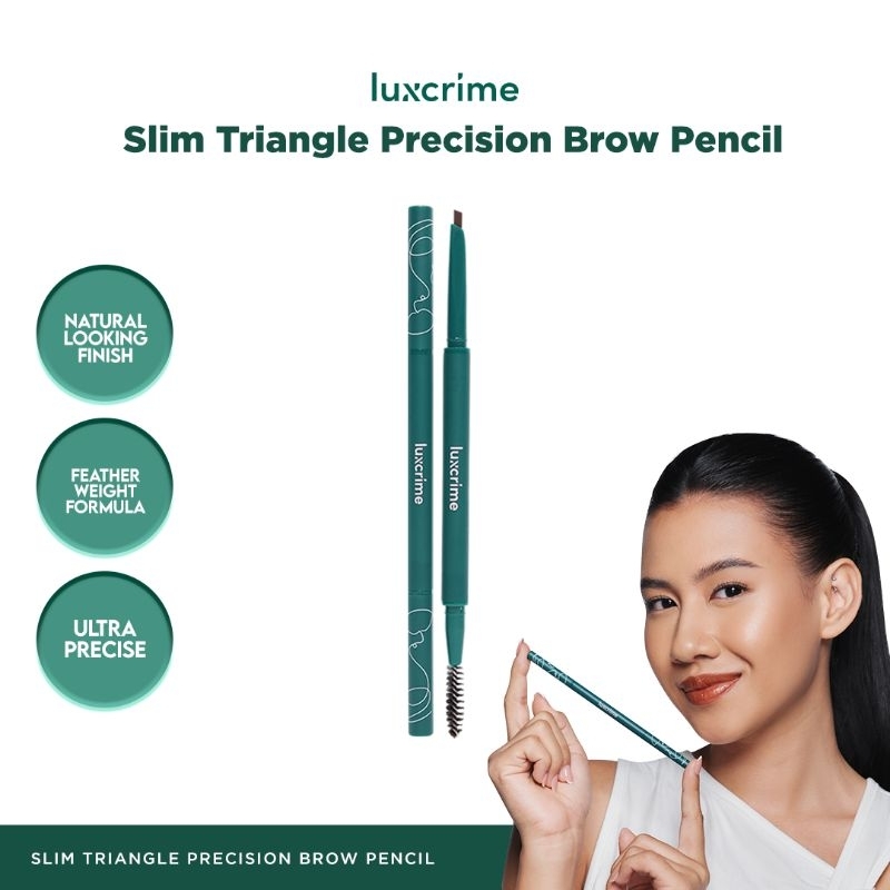 Luxcrime Slim Triangle Precision Brow Pencil, Luxcrime Double Duty Mascara, Luxcrime Ultra Stay Eyel
