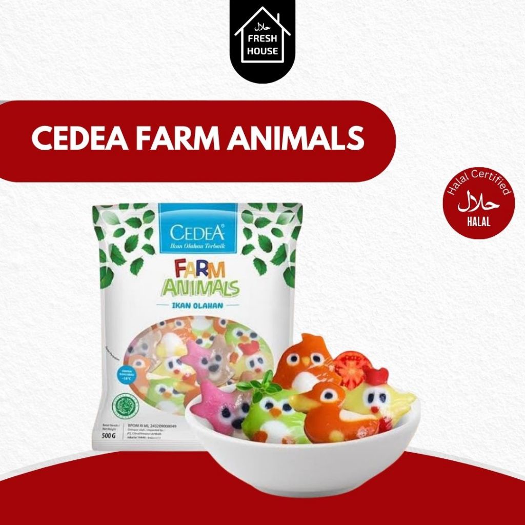 

CEDEA IKAN OLAHAN CARACTER ORIENTAL / FARM ANIMALS 500 GR