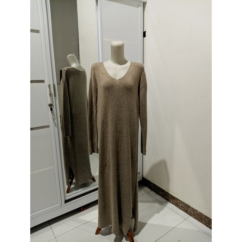 

preloved long dress rajut