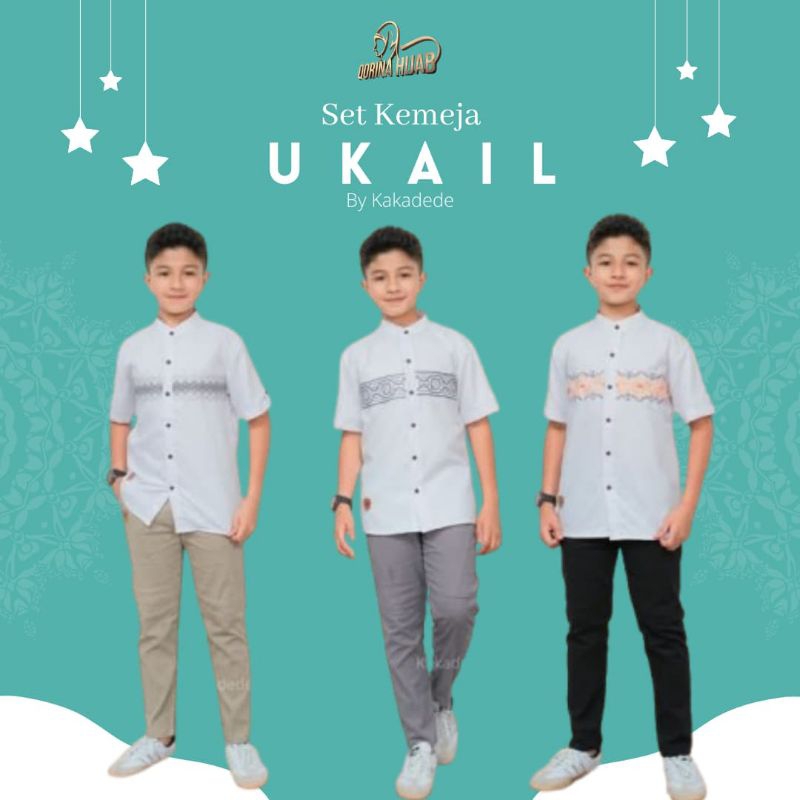Set Kakadede Ukail / Setelan Kakadede/Setelan anak cowok