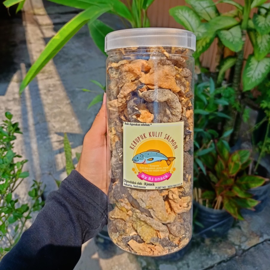 

Kerupuk Kulit Ikan Salmon Rasa Sapi Panggang 175gr Cemilan Murah Enak dan Sehat