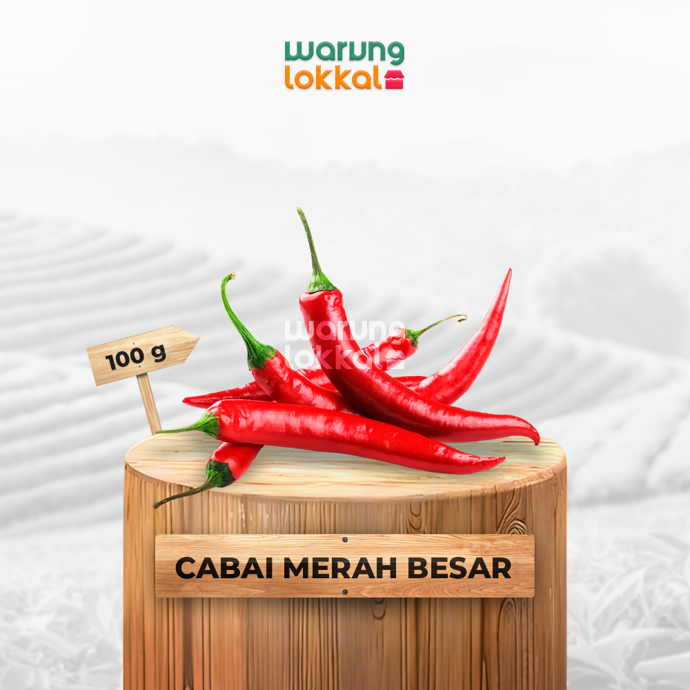 

Cabai Merah Besar 100g - Warung Lokkal