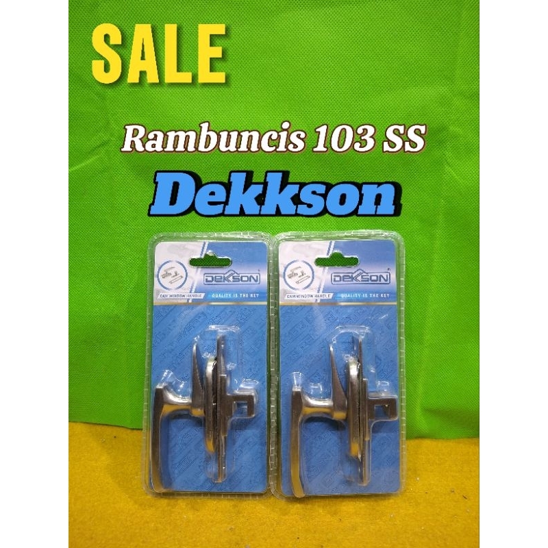 Rambuncis Slot DEKKSON DKS 103 SS Pengunci Jendela Kunci Pengaman