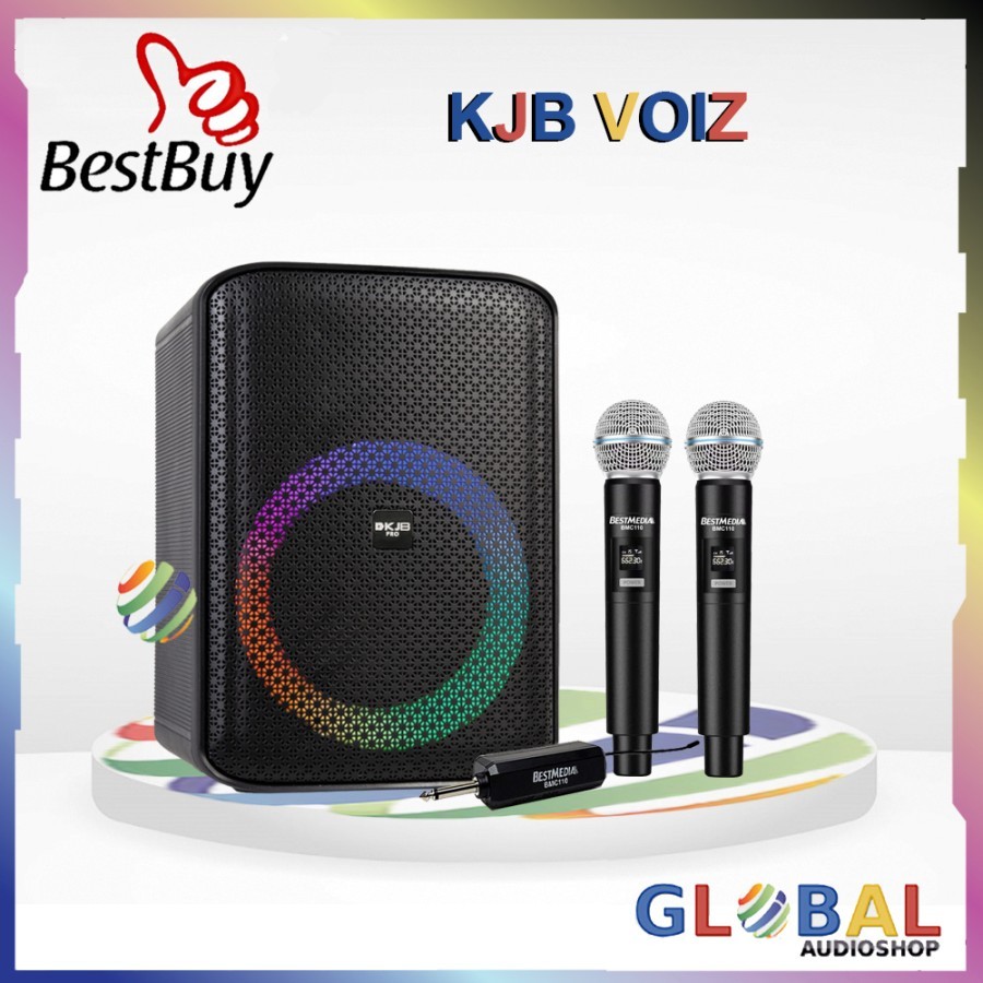 KJB Voiz Speaker Partybox bluetooth AV308 active Party Box Garansi resmi 1 tahun