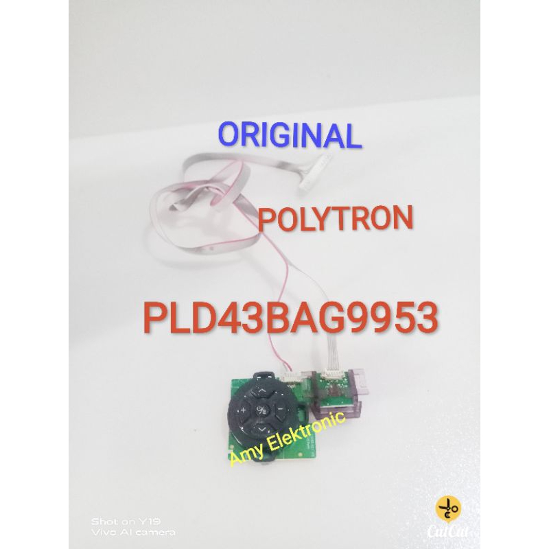 Tombol Sensor Tv Polytron pld43bag9953 43bag9953