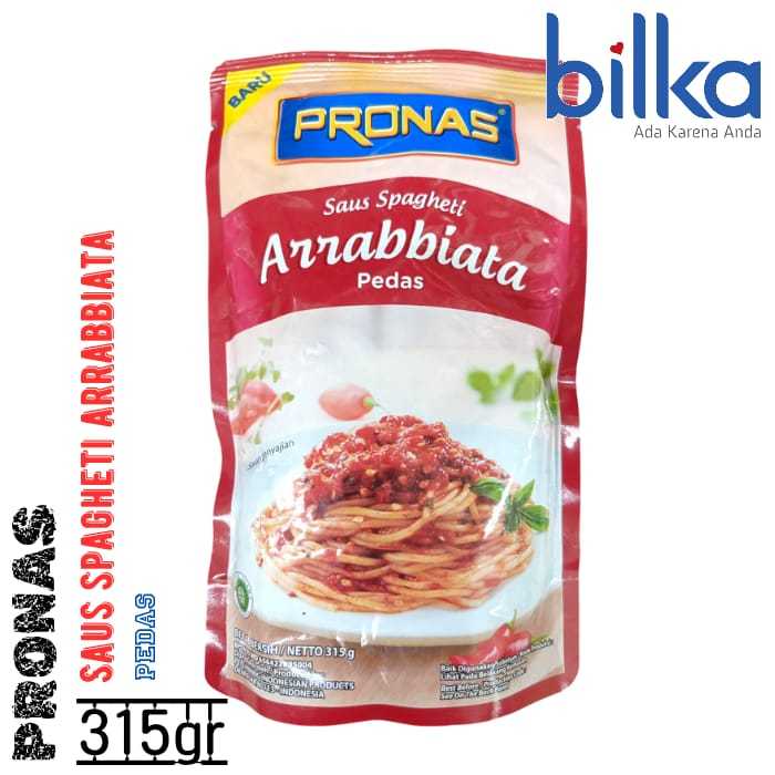 

PRONAS Saus Spagheti Arrabbiata Pedas 315gr