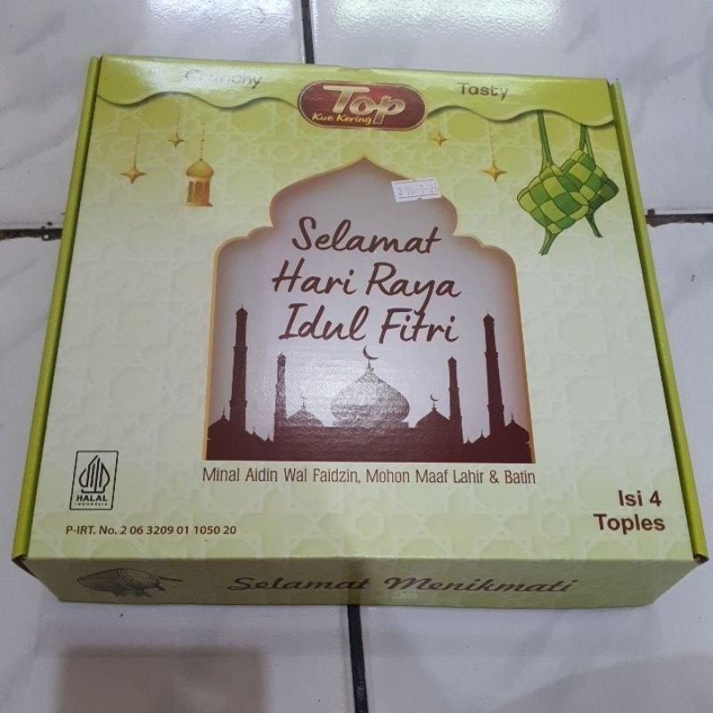 

paket kue kering isi 4 toples