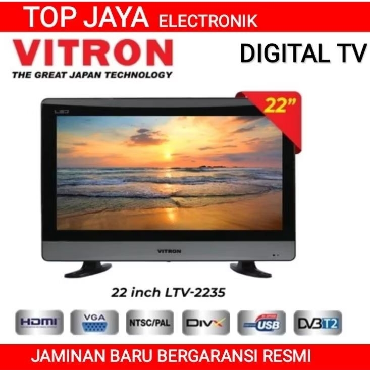 LED TV VITRON 22 INCH DIGITAL TV/VITRON DIGITAL TV 22 INCH NEW SERIES