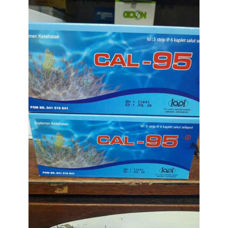 Cal-95. cal 95 perbox