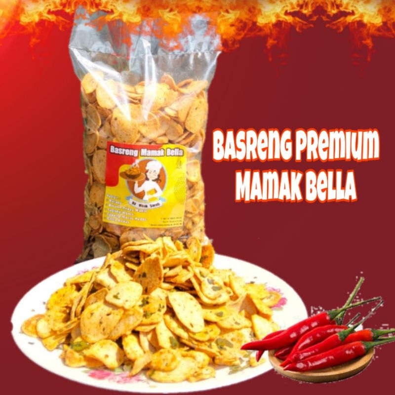 

1 kg basreng daun jeruk pedas manis enak,renyah baso berkualitas