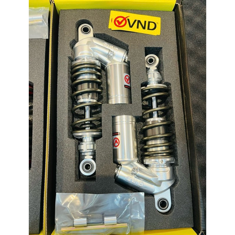 shock shockbreaker VND Racing AK111 AK 111 titanium grey tabung silver merah red bebek ukuran 280mm 