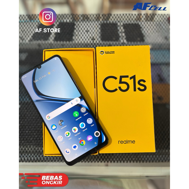 REALME C51s SECOND FULLSET ORIGINAL