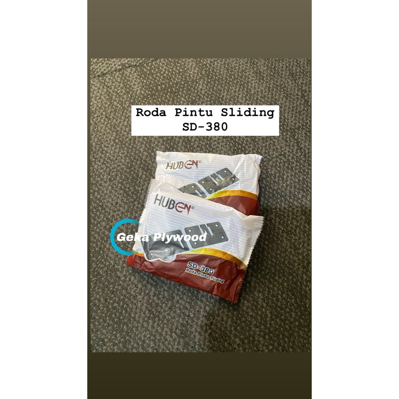 RODA PINTU LEMARI SLIDING HUBEN SD-380 | RODA PINTU GESER HUBEN SD380