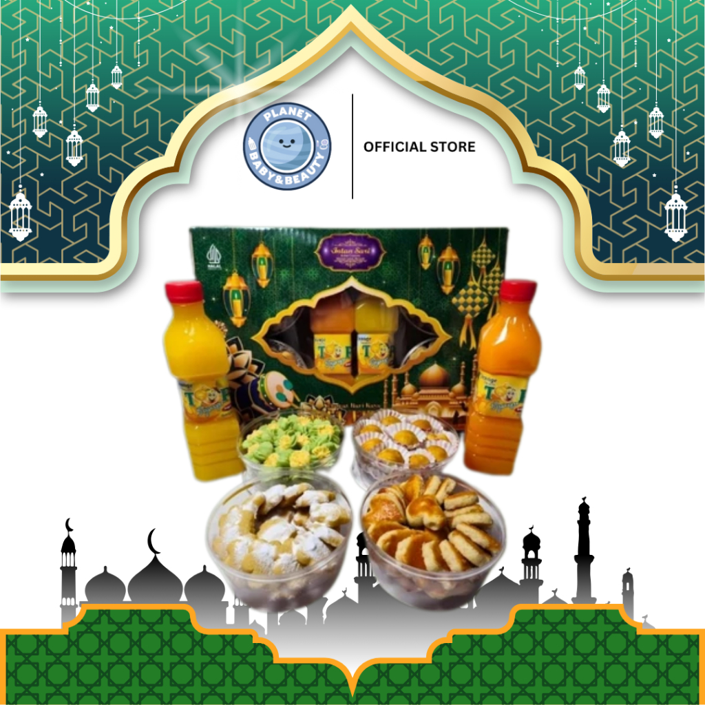 

PAKET HAMPERS LEBARAN INTAN SARI BUTTER COOKIES 2 SIRP 4 TOPLES COOKIES