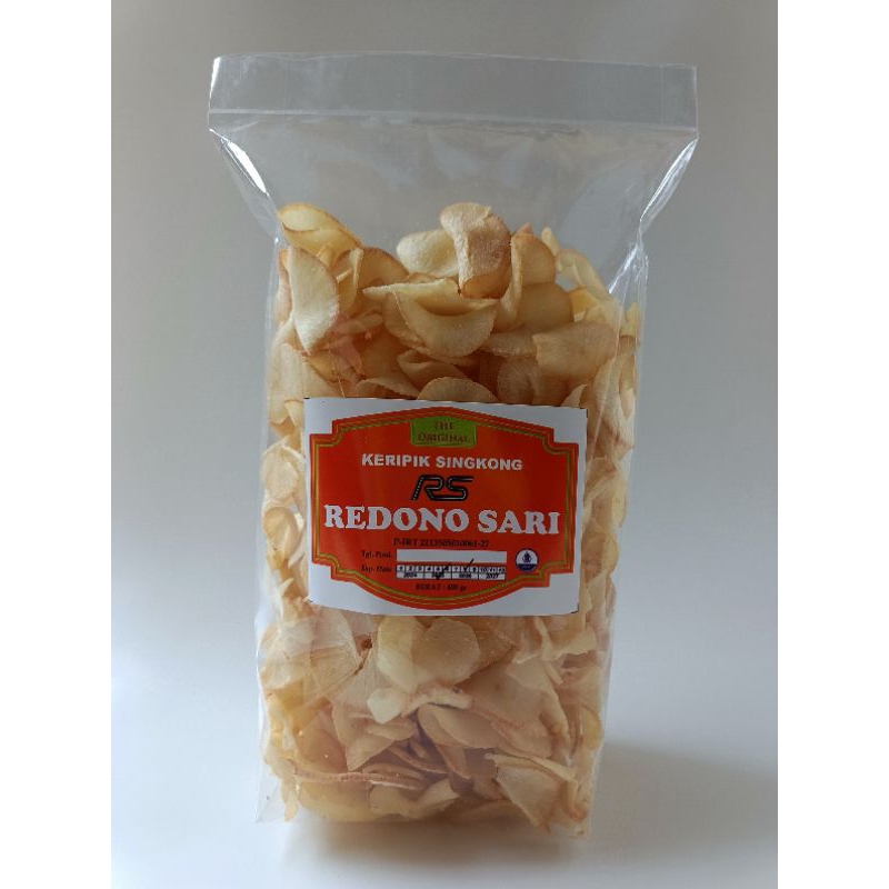 

Keripik Singkong Redono Sari 400 gram Original Rasa Manis Gurih Bawang Merah Bawang Putih Tanpa Bahan Penyedap dan Pengawet Asli 100% dari Alam