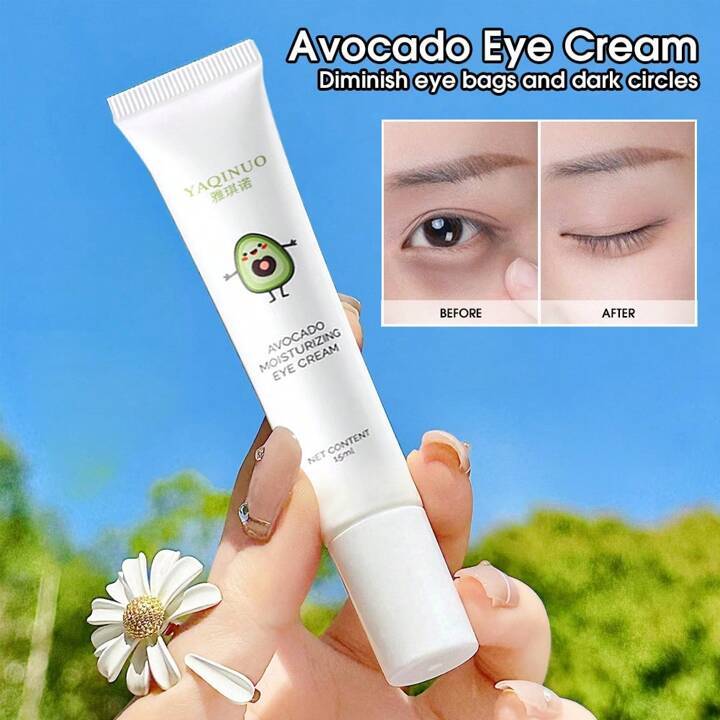 【ORIGINAL 100%】YAQINUO AVOCADO MOUSTURIZING EYE CREAM / KRIM PENGHILANG MILIA LEMAK BAWAH MATA