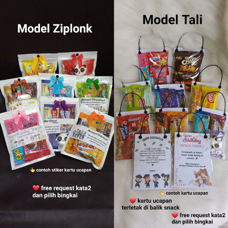 

Termurah Mini Gift Snack / Mini Hampers Ulang Tahun / Free Kartu Ucapan / Mini Hampers / Mini Gift Snack Termurah