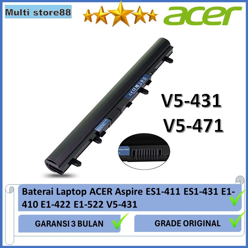 Baterai Laptop Acer ES1-411 ES1-431 E1-410 E1-410G E1-422 New