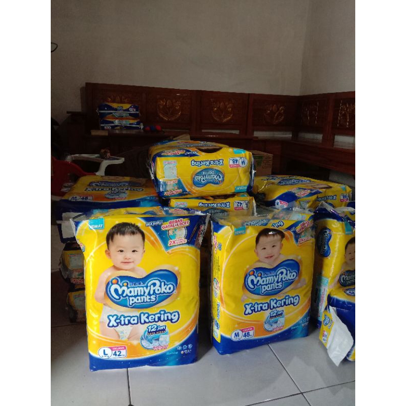 pempes mamypoko ball jumbo ukuran M , L & xL