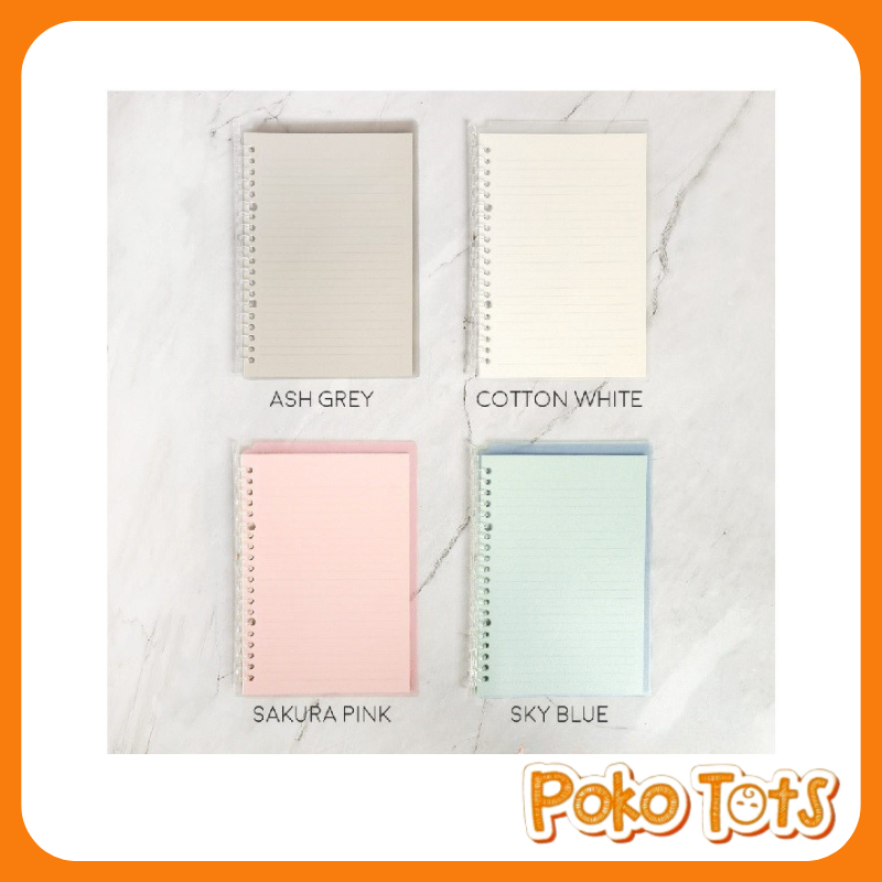 

PMM Slim File Binder Notebook B5 Buku Catatan Bergaris Binder Isi Ulang B5
