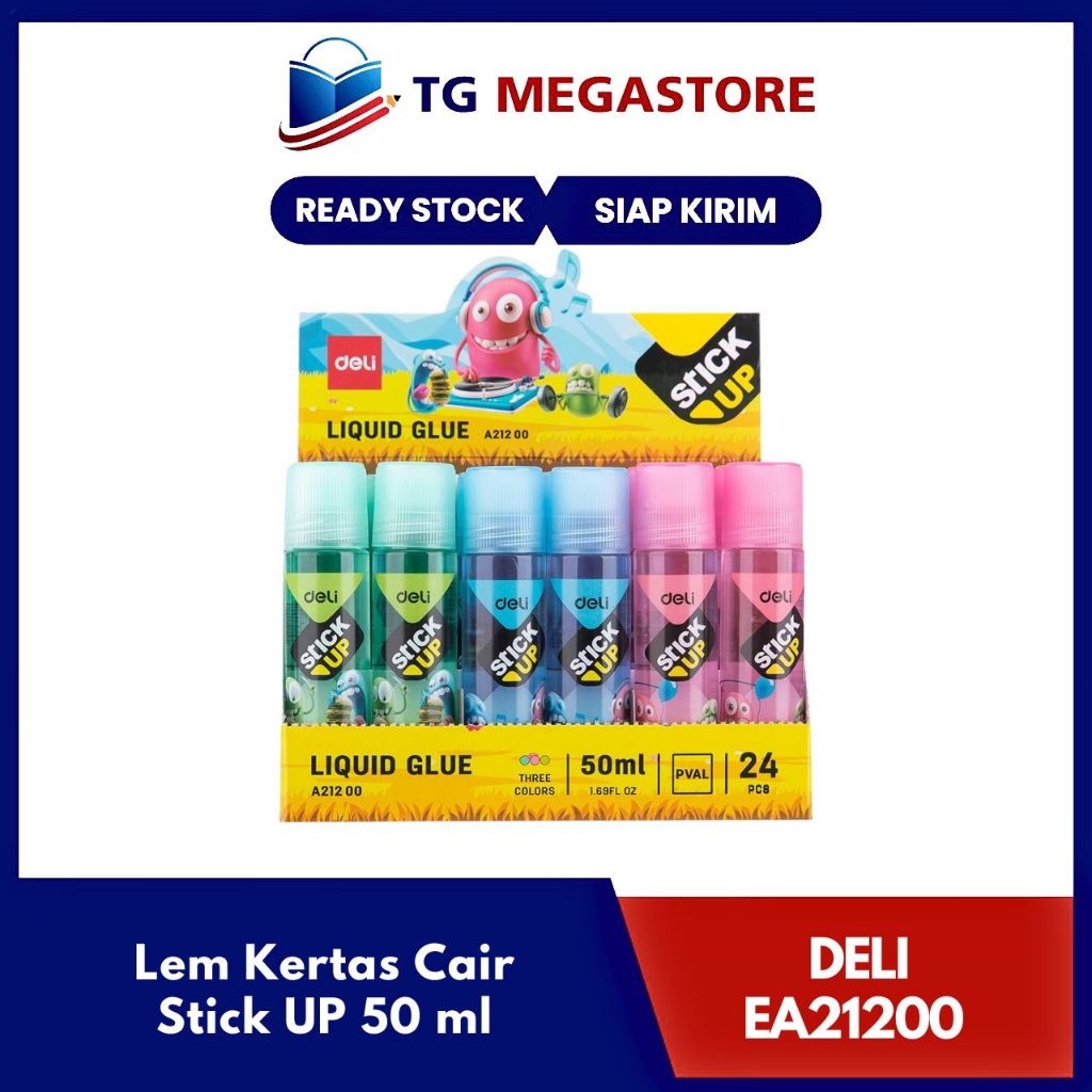 

Lem Kertas Deli EA21200 Cair StickUP 50 ml