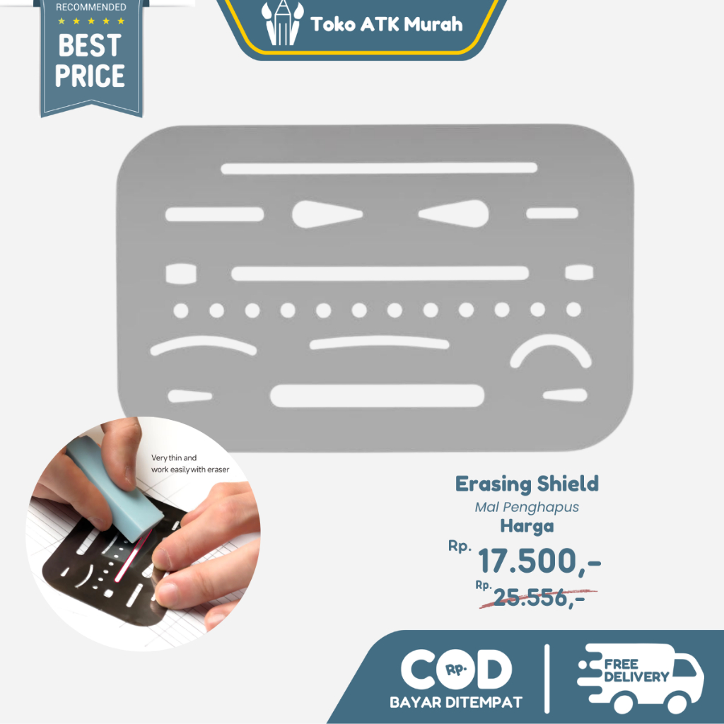 

Erasing Shield Non Brand Mal Penghapus