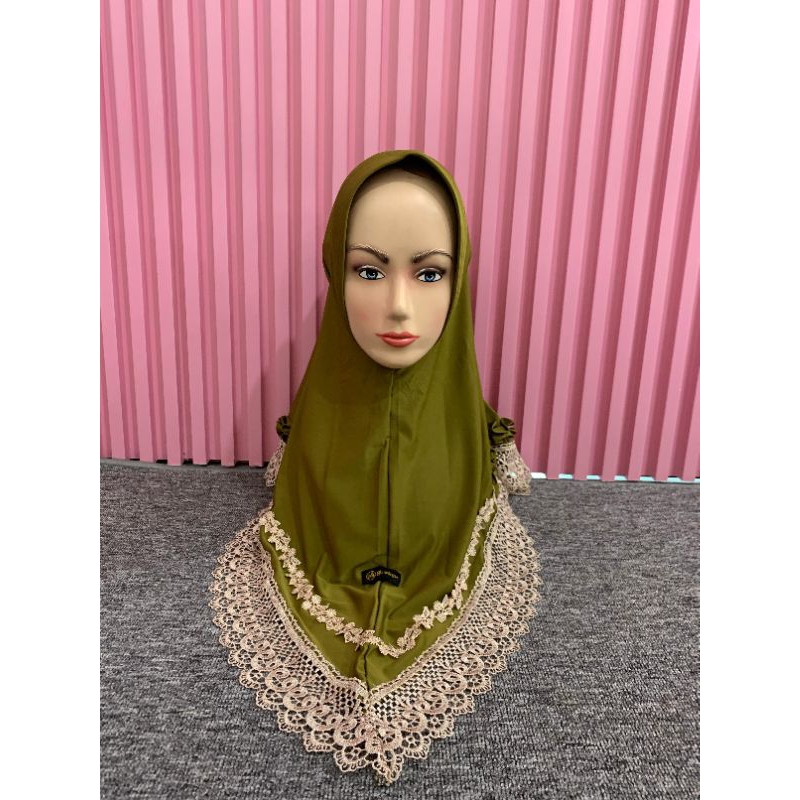 Hijab Al Abil renda gotik