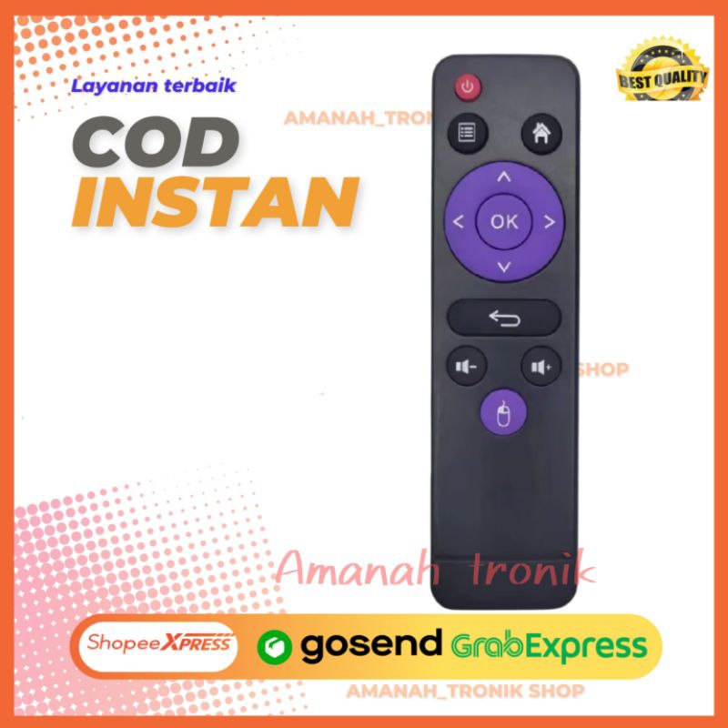 Remot Remote STB android TV box H96 max 4K Ultra/Mini Q3/ h96 mini/A95X/Q3/V11