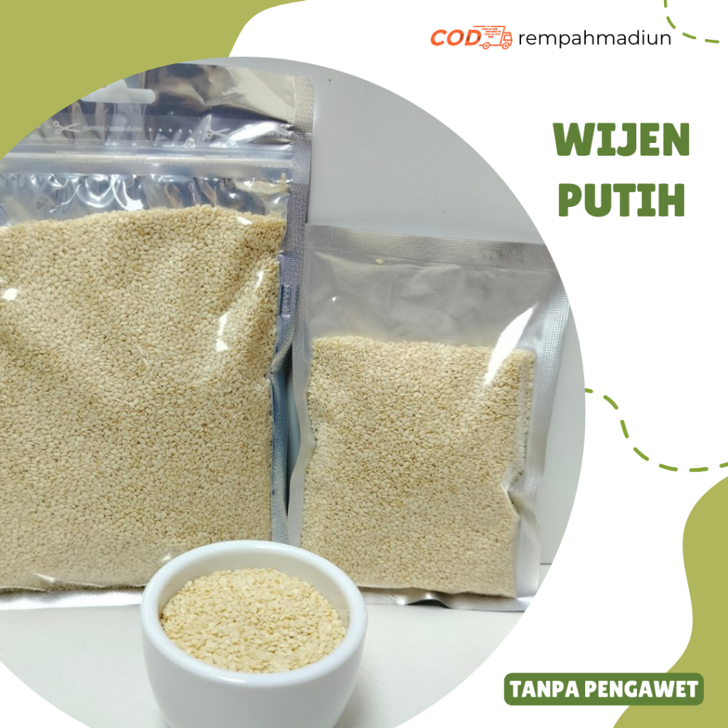 

BIJI WIJEN PUTIH | BIJI WIJEN WHITE | SESAME SEED NATURAL