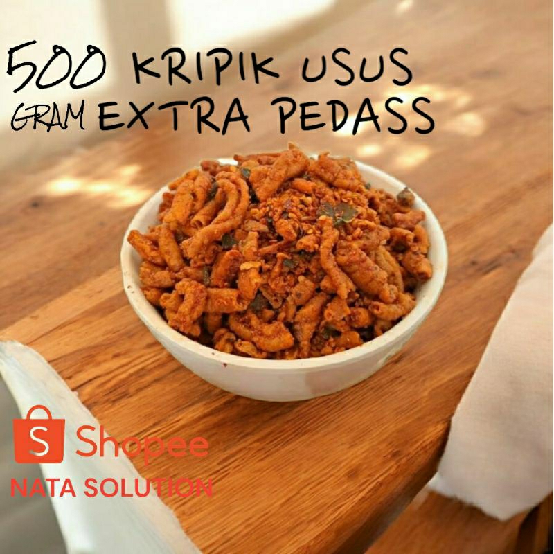 

kripik Usus Ayam Gokil Extra Pedas Daun Jeruk 500 gram