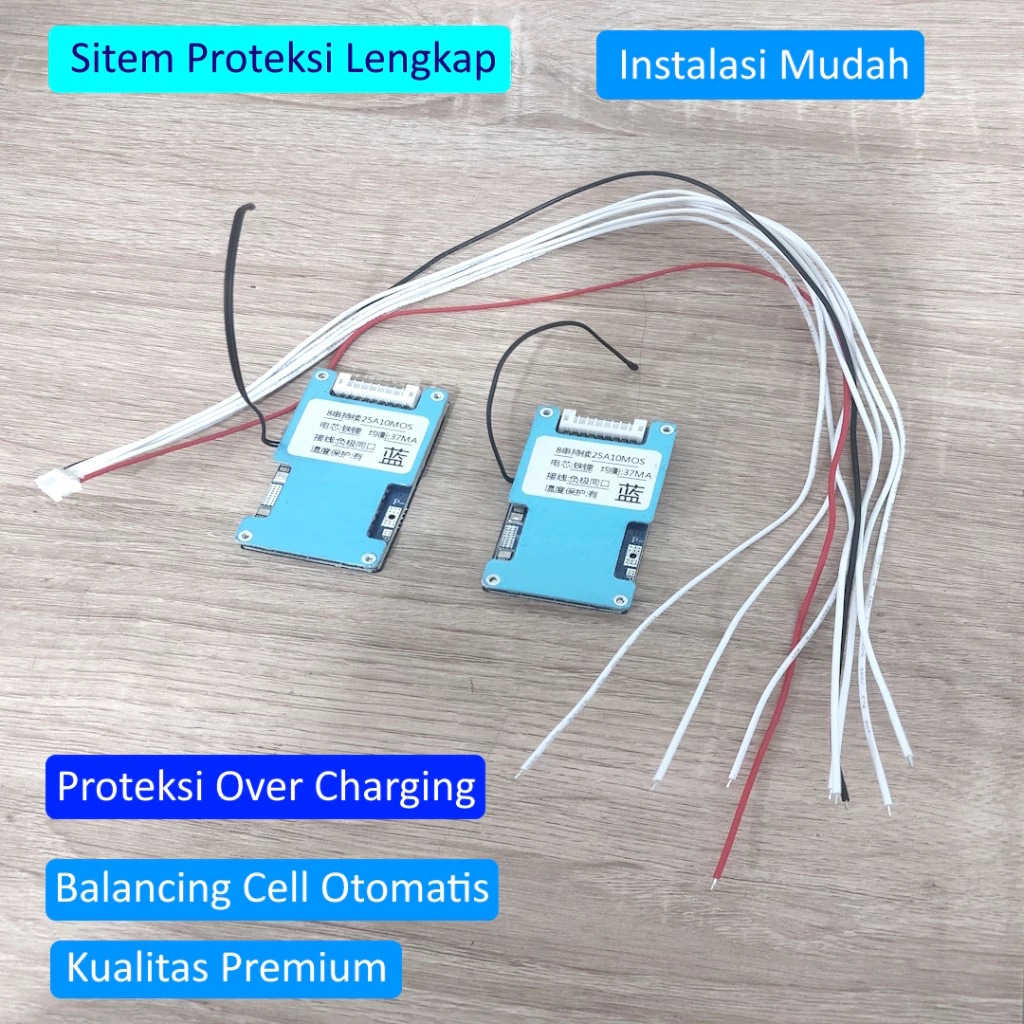 BMS 8S 24V 25A - BMS Baterai LifePo4