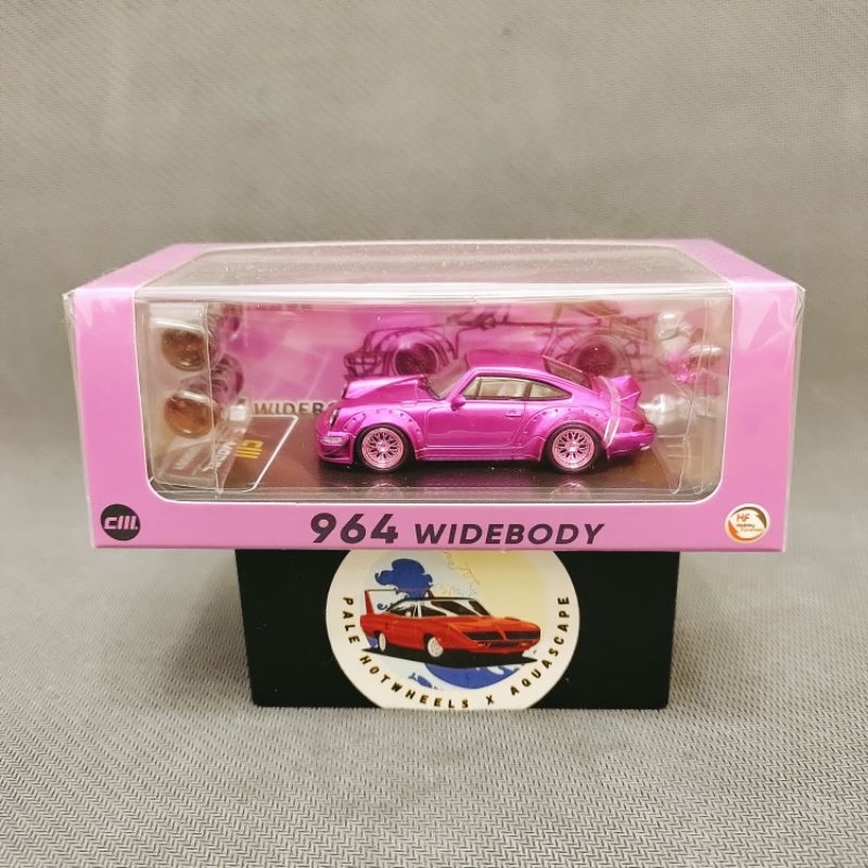 CM MODEL PORSCHE RWB 964 WIDEBODY PURPLE UNGU seal