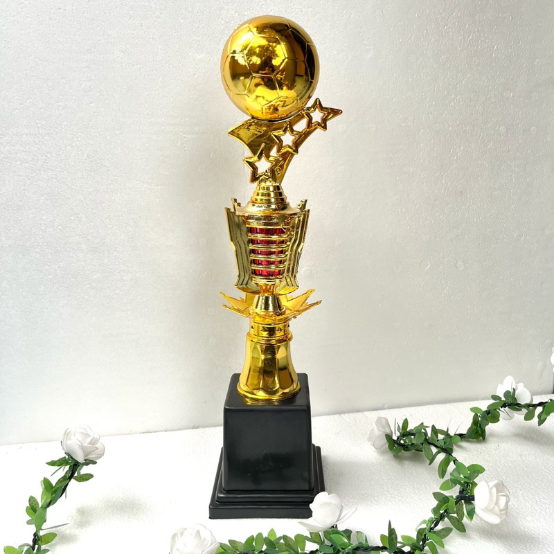 Piala Sepakbola Piala Bola Murah Tinggi 37 cm Custom tulisan