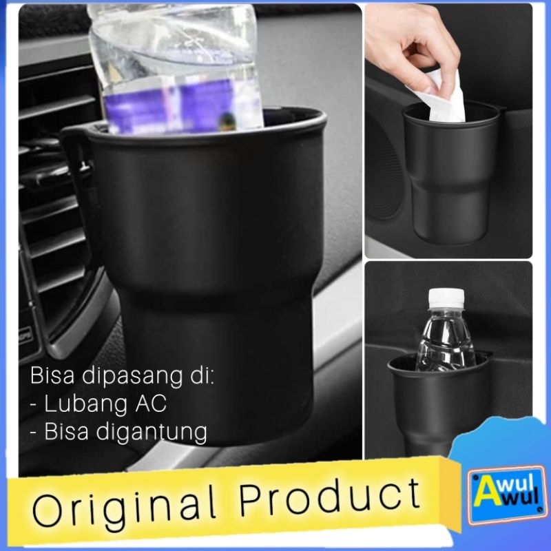 Cup Holder Mobil Multifungsi Bisa Digantung Dipasang Dimanapun Tempat Gelas Botol Permen Dll