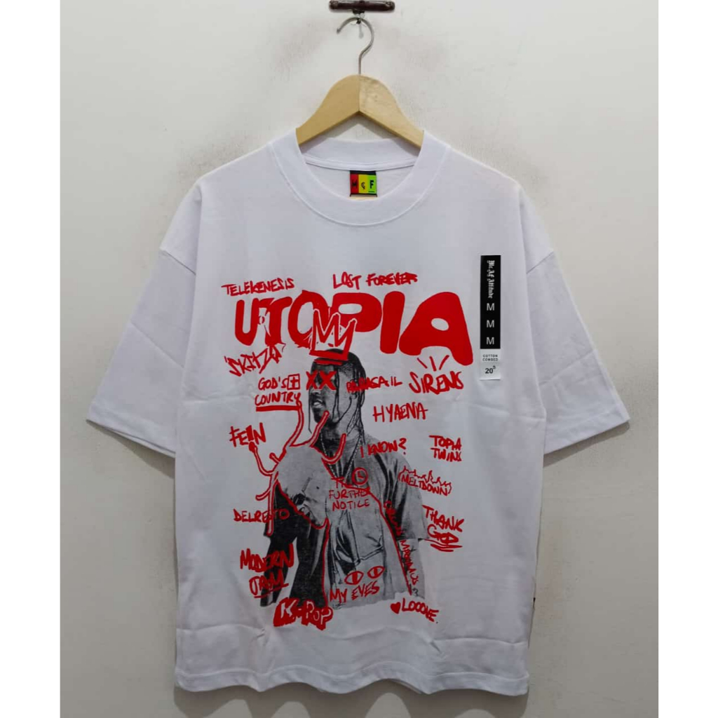 MFS T-SHIRT / TRAVIS SCOTT / UTOPIA / ALBUM / OVERSIZE