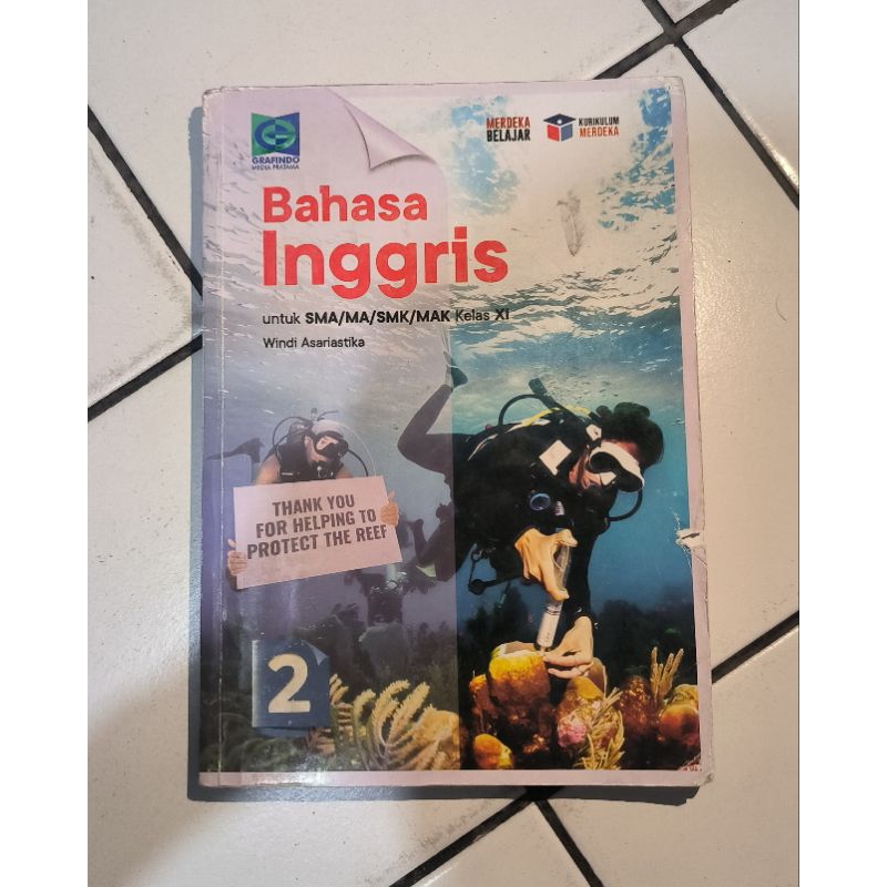 Buku Grafindo ORI Bahasa Inggris SMA kelas 11 Kurikulum Merdeka (BEKAS)
