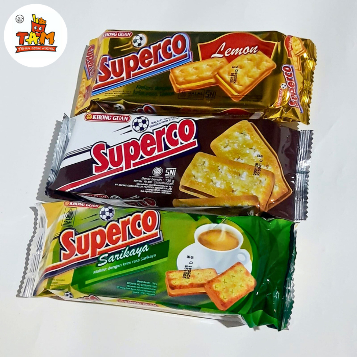 

Khong Guan SUPERCO 138 Gram / Biskuit Kue Kering - Tam Snack