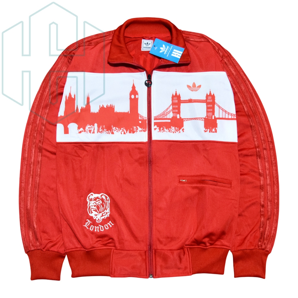 Jaket Tracktop Adidas London Bridge Full Tag & Label